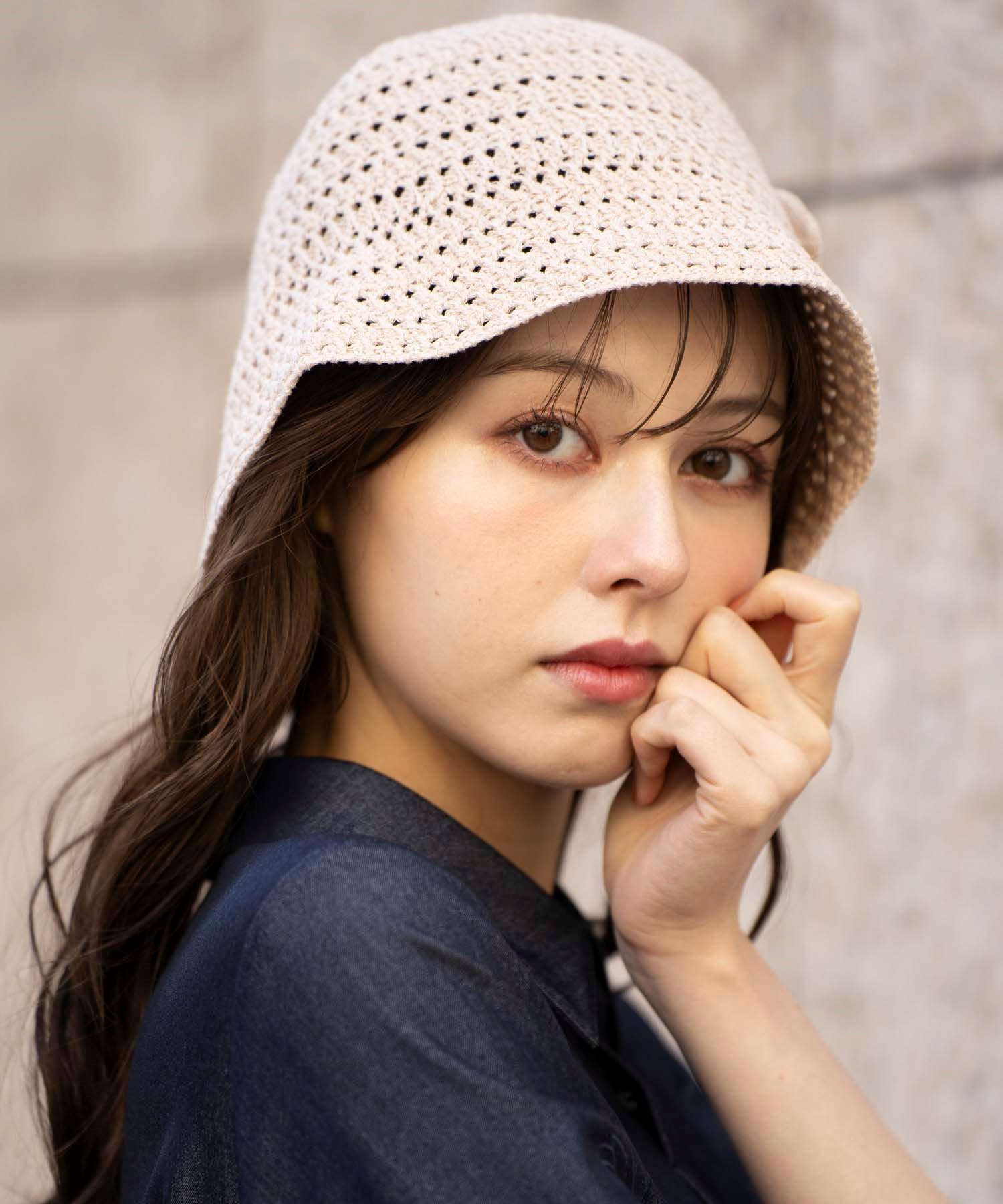 透かし編みリボンモチーフベルハット | 帽子 | NOELA OFFICIAL WEB STORE