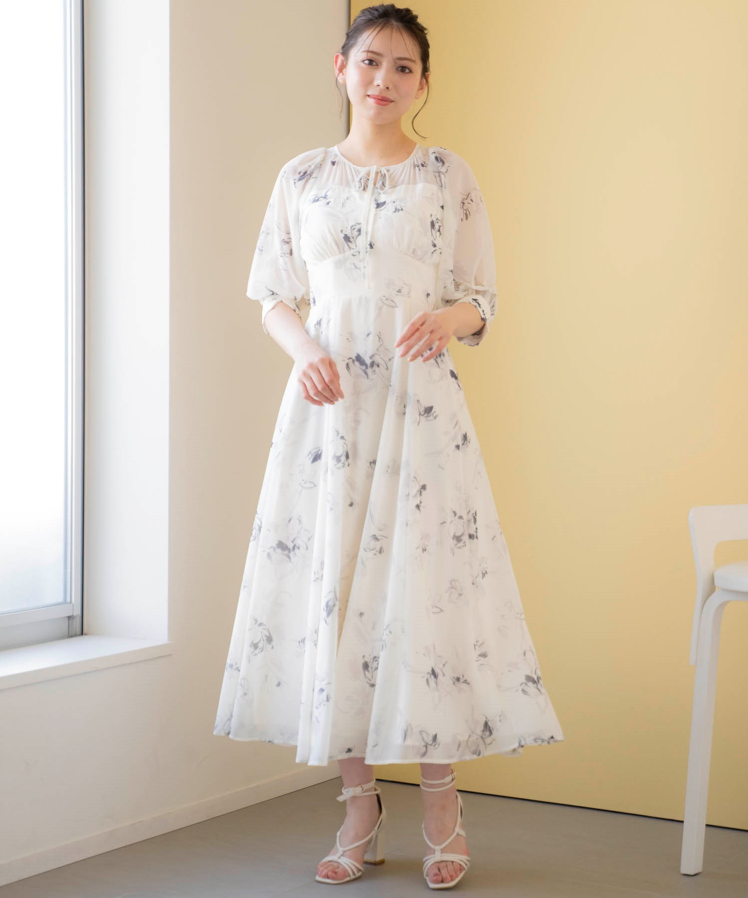 15周年】ビスチェデザイン花柄ワンピ | ロングワンピース | NOELA