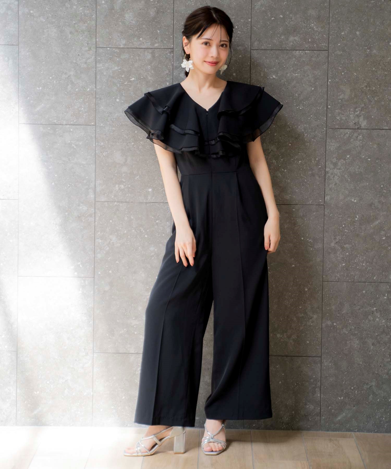 WEB限定】フロントジップフリルオールインワン | オールインワン