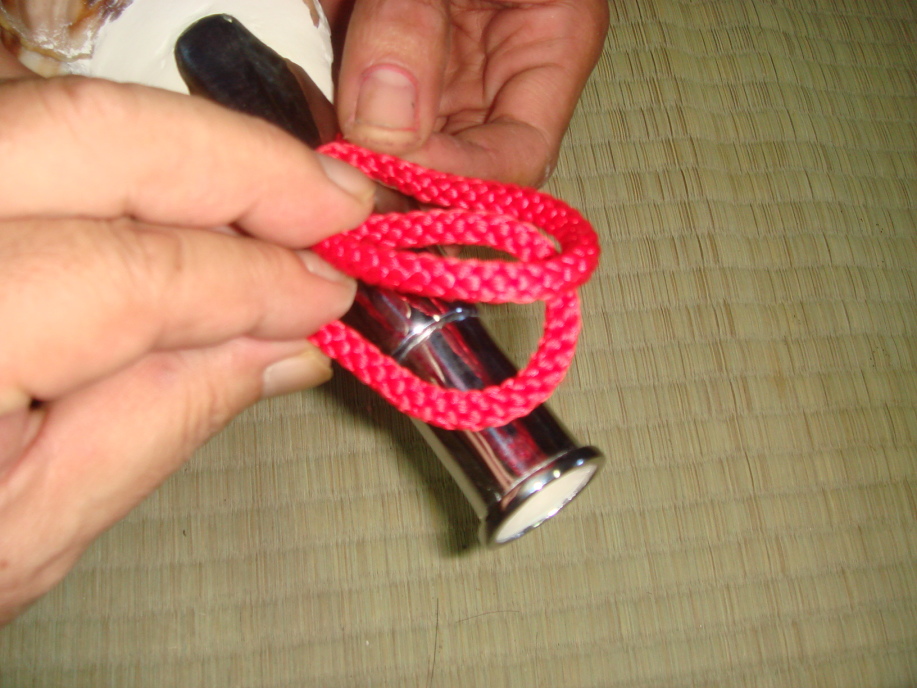 ほら貝紐の結び方