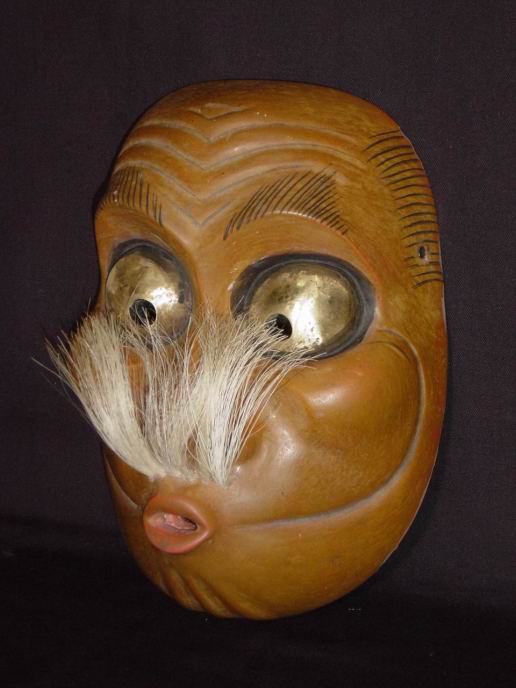 狂言面 空吹(うそぶき）