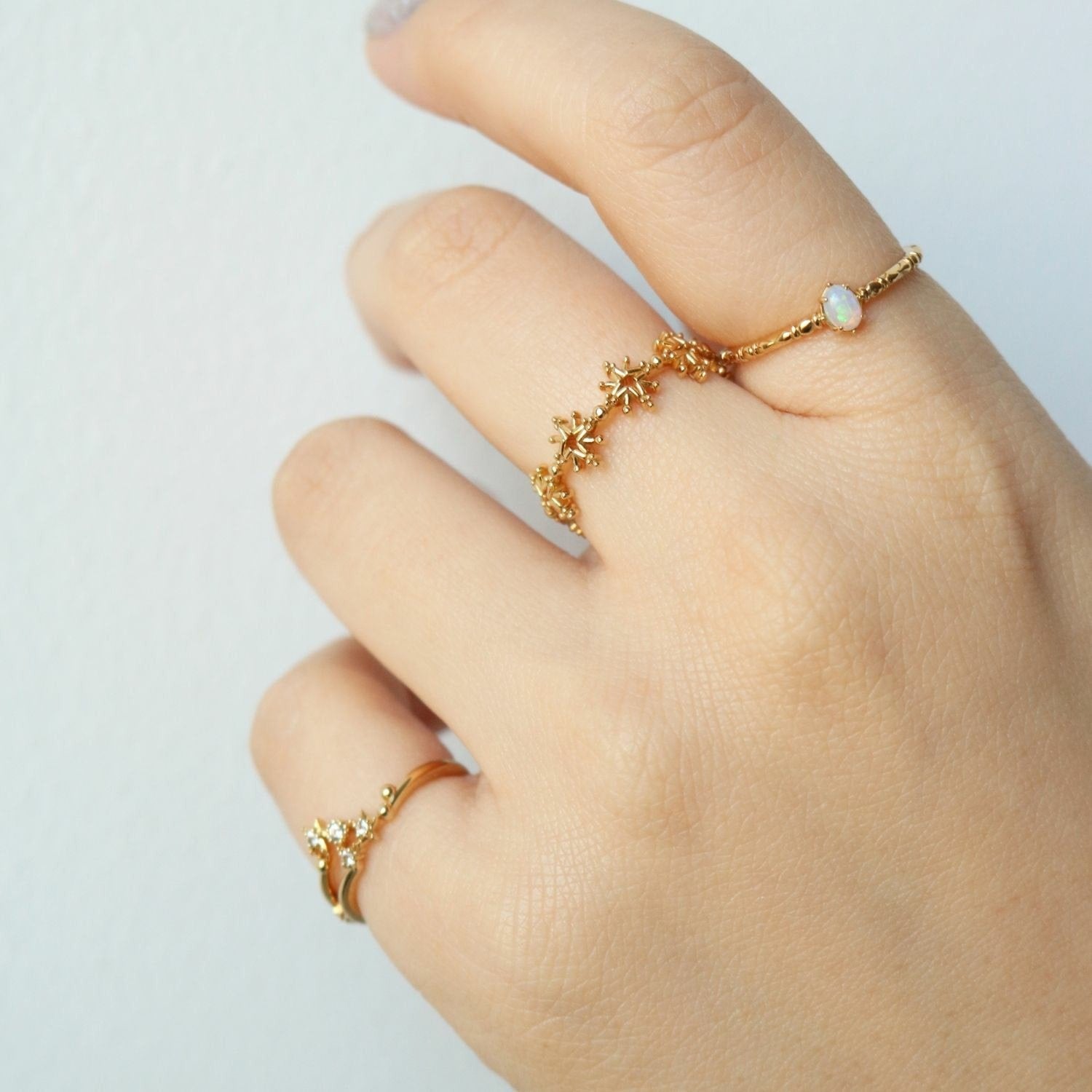 ゴールドトパーズピンキーリング｜ピンキーリング｜ノジェス 公式