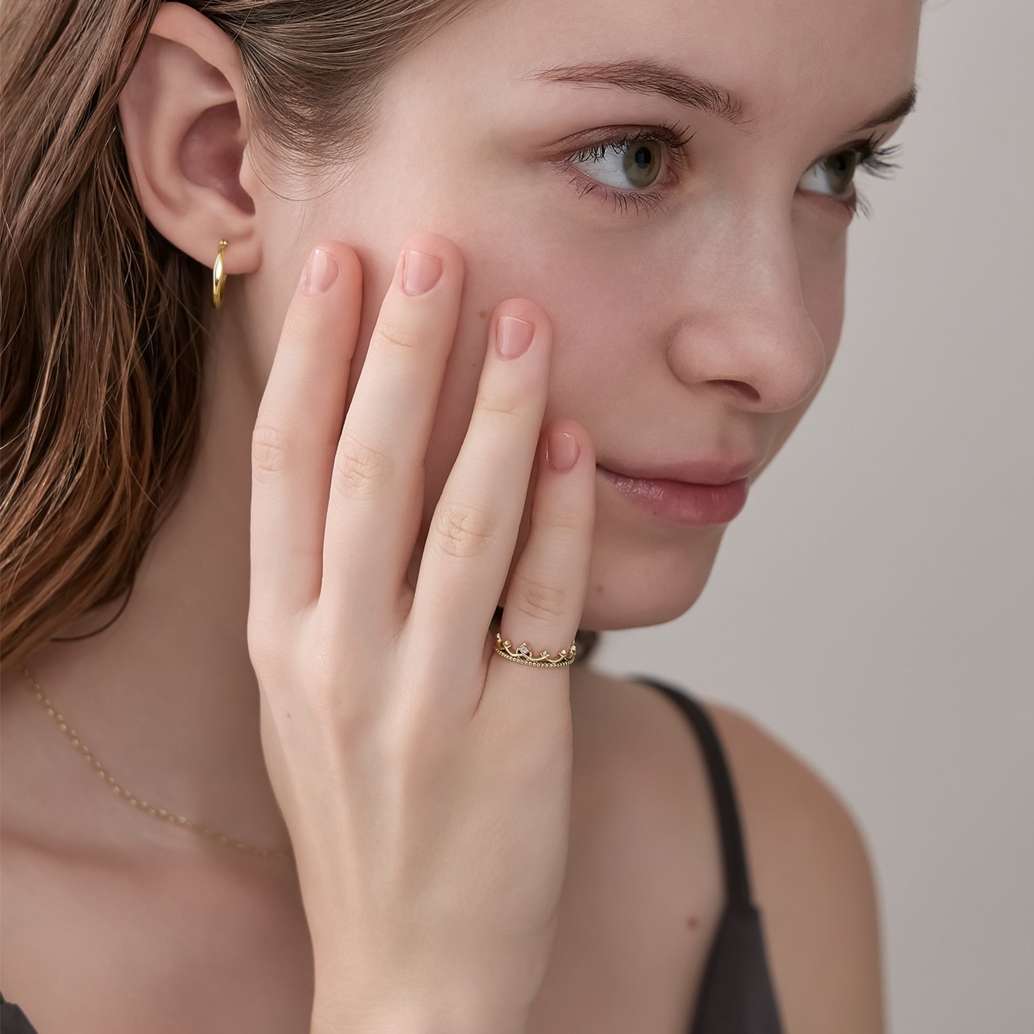 K10ダイヤモンドピンキーリング｜ピンキーリング｜ノジェス 公式