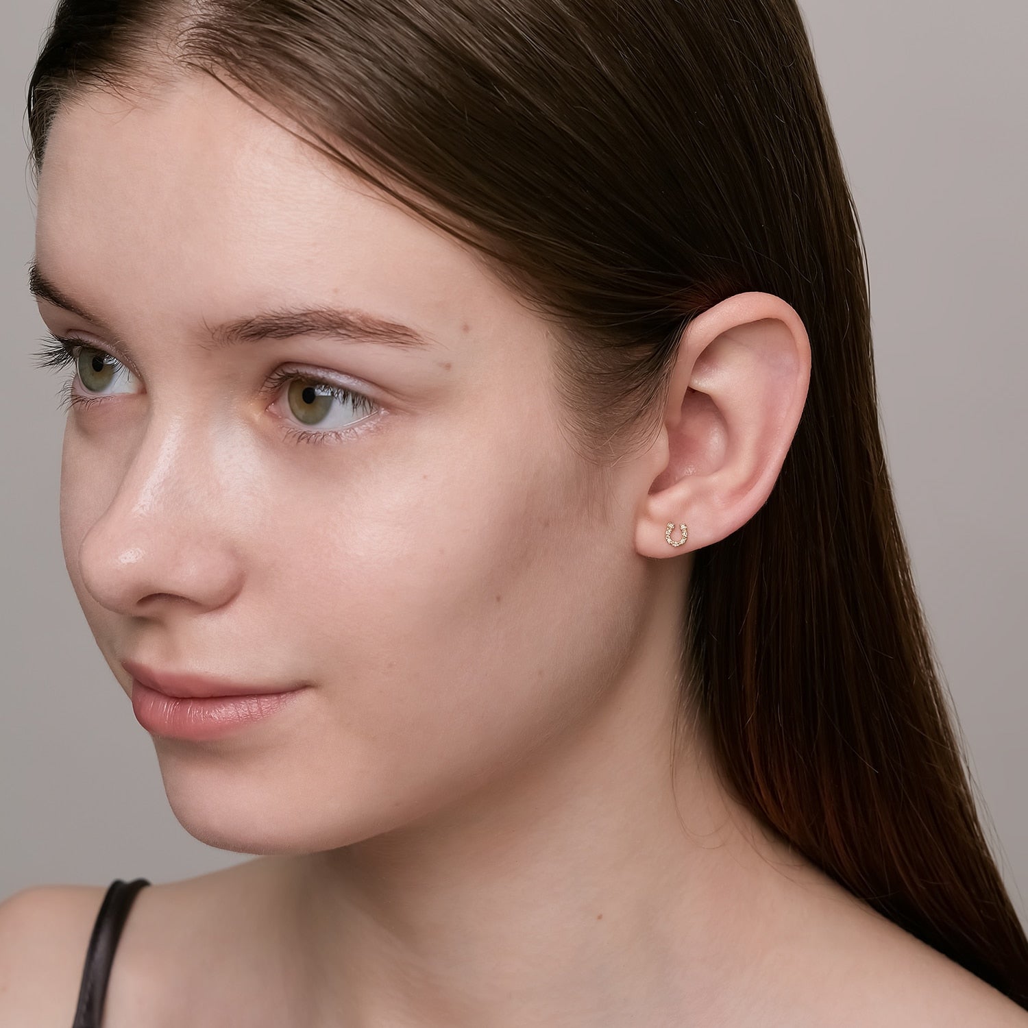 SAORIさんご着用【Tiny Motif】K10ダイヤモンドシューピアス（0.02ct