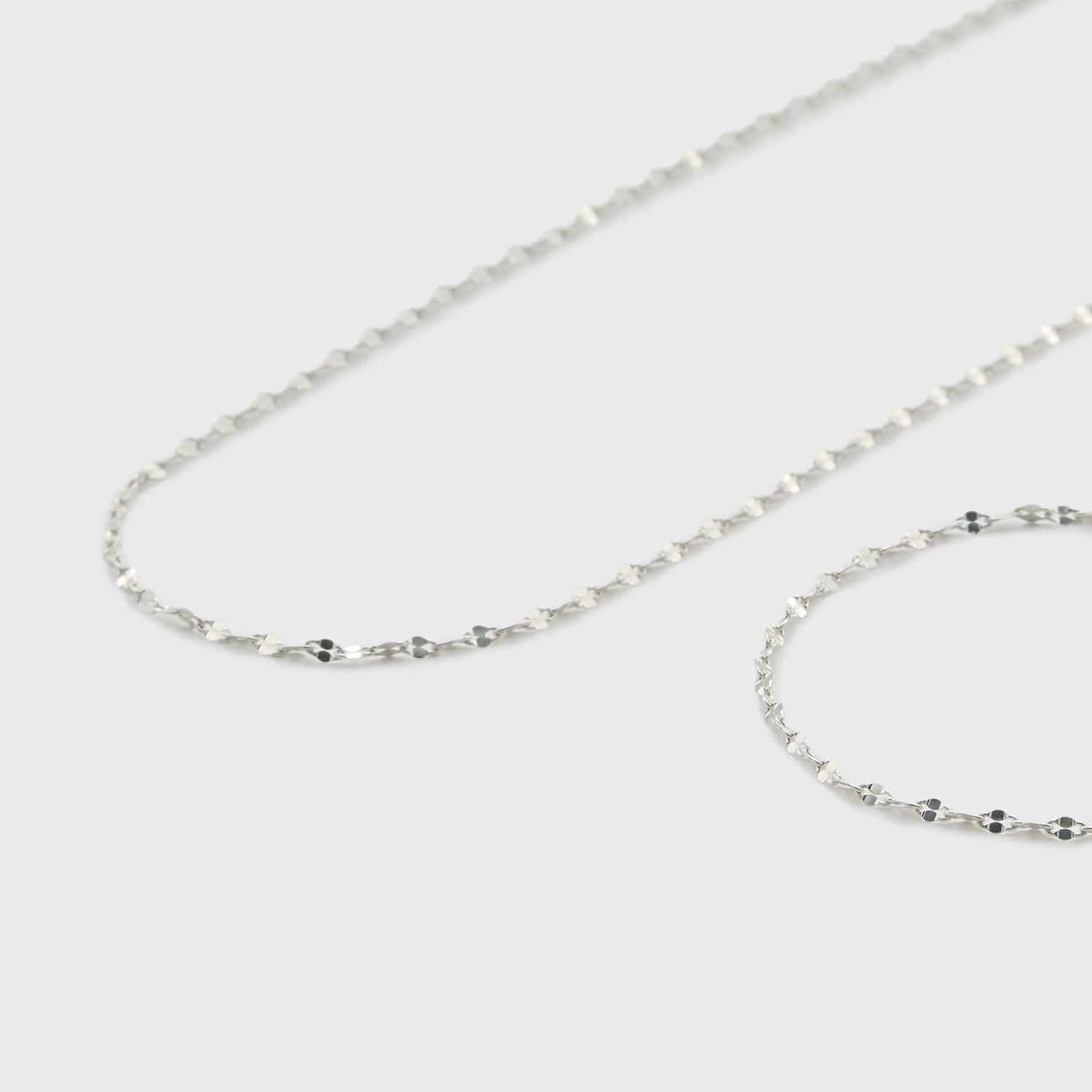 WEB限定】シルバーネックレス／ブレスレットセット｜ブレスレット