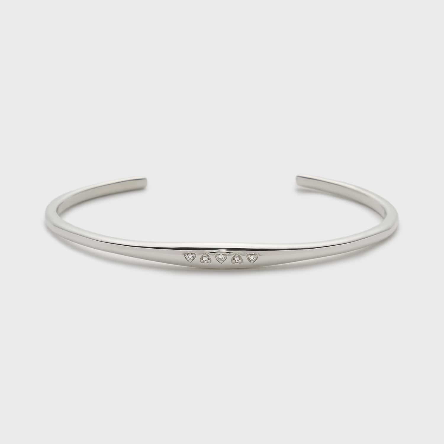 シルバーダイヤモンドバングル｜ブレスレット｜ノジェス 公式