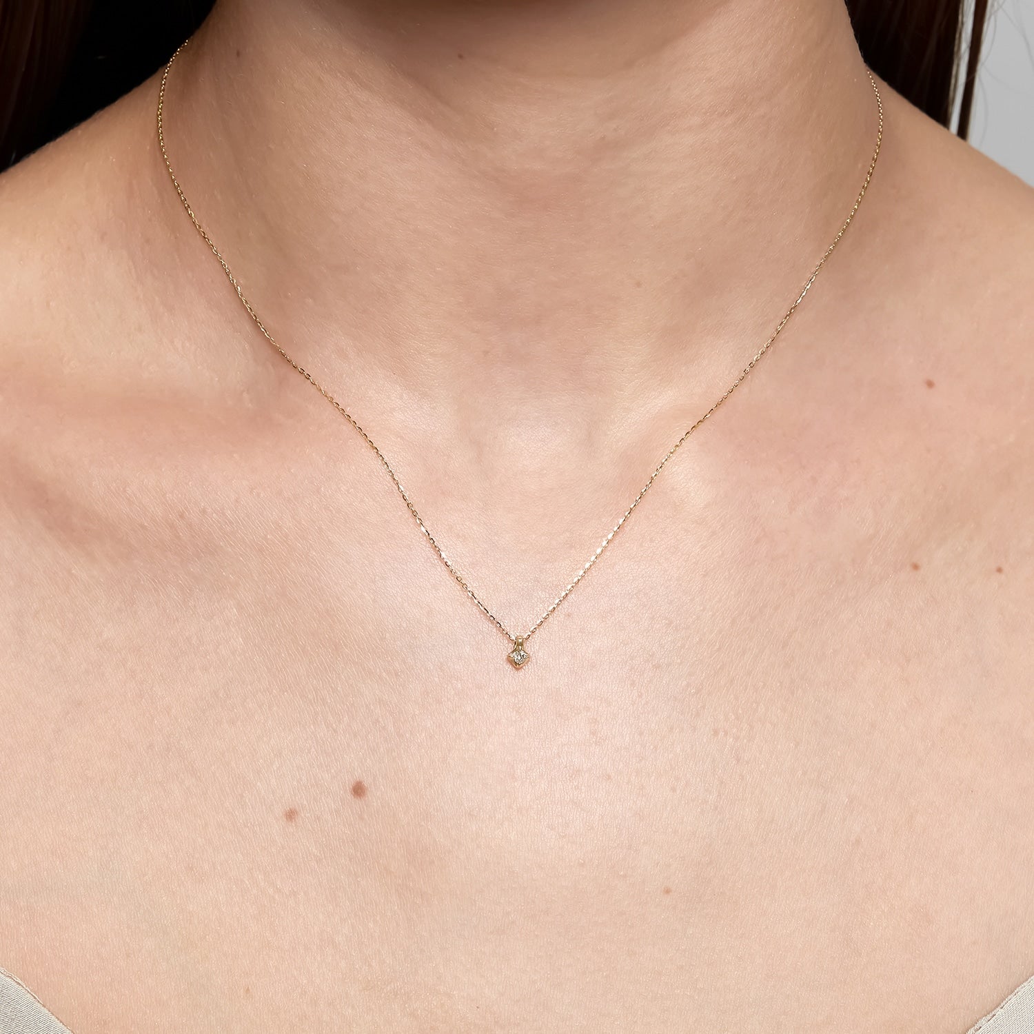 K10ダイヤモンドネックレス(0.03ct)｜ネックレス｜ノジェス 公式