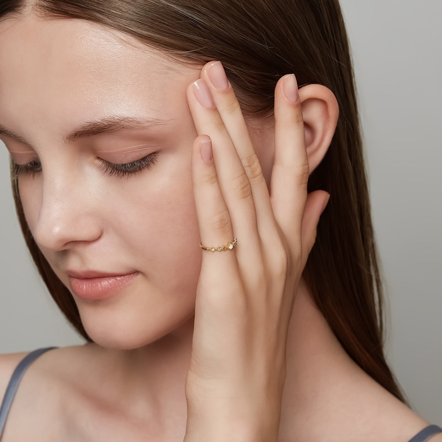 Pocket Ring】K10オパールピンキーリング｜Pocket Ring（ピンキー