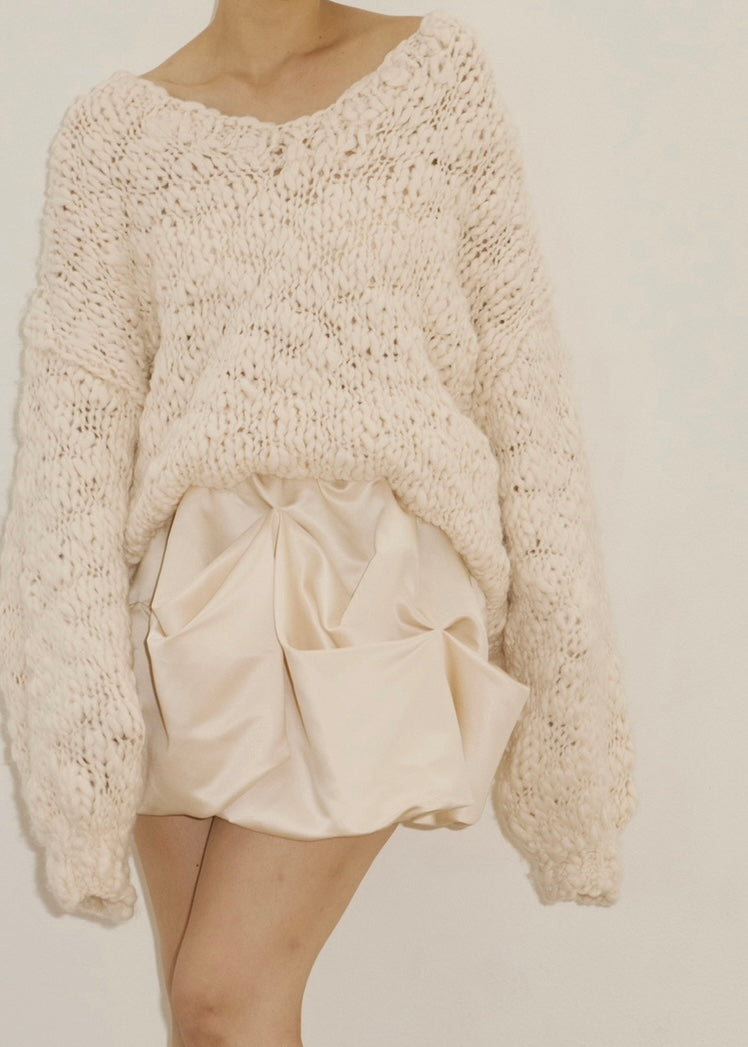 drape mini skirt – NOTRE émor