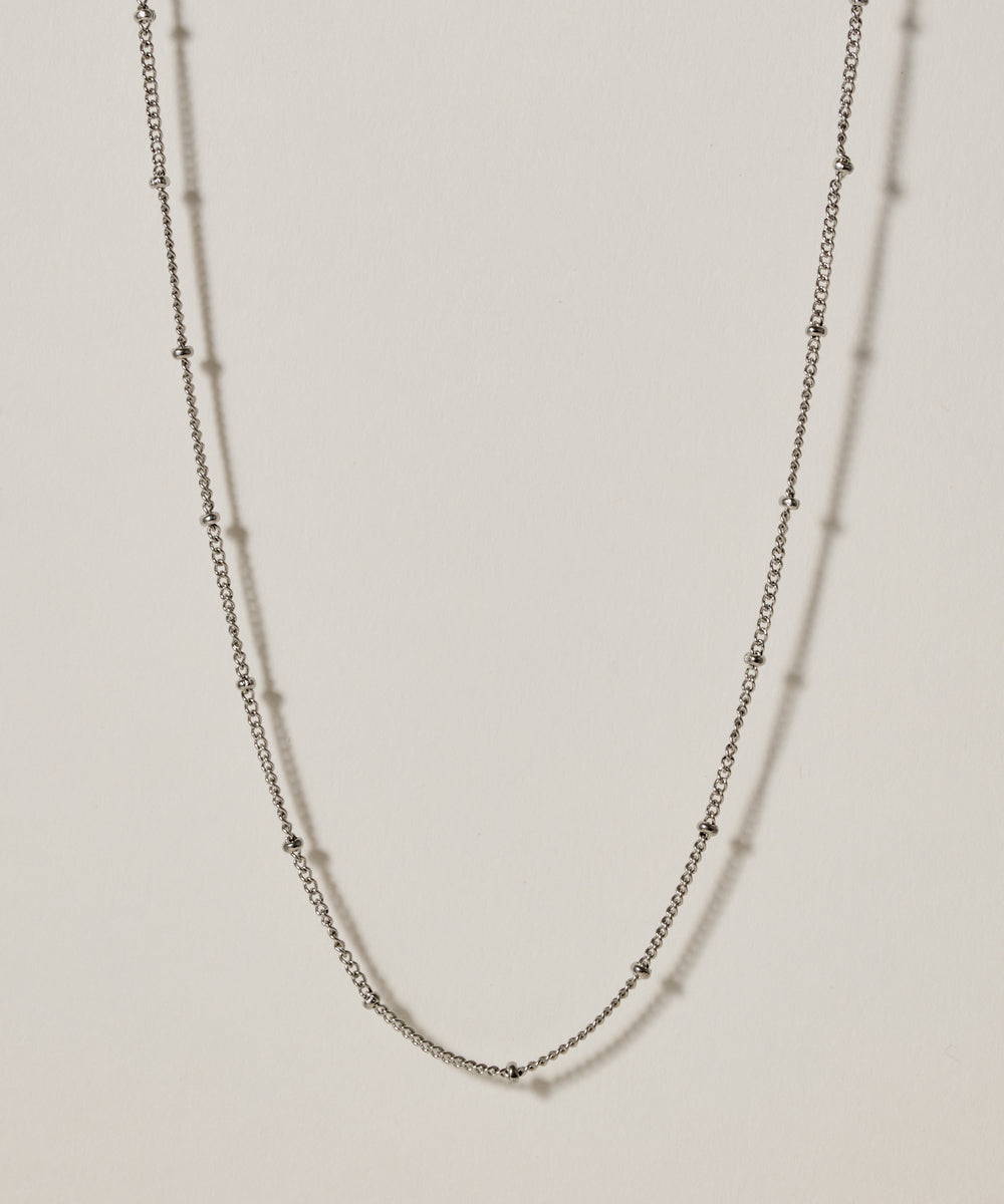 Glitter Chain Necklace［Stainless］ | 大人の毎日使えるネックレス