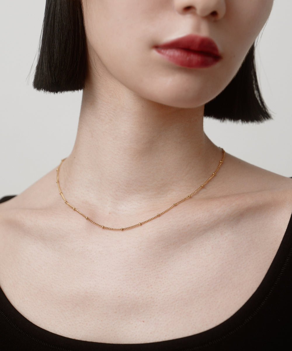 Glitter Chain Necklace［Stainless］ | 大人の毎日使えるネックレス