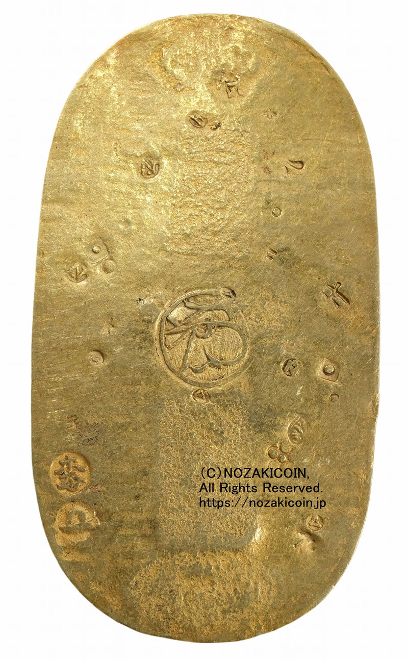 慶長小判金 背刻印 梅五 鑑定書付 462 – 野崎コイン