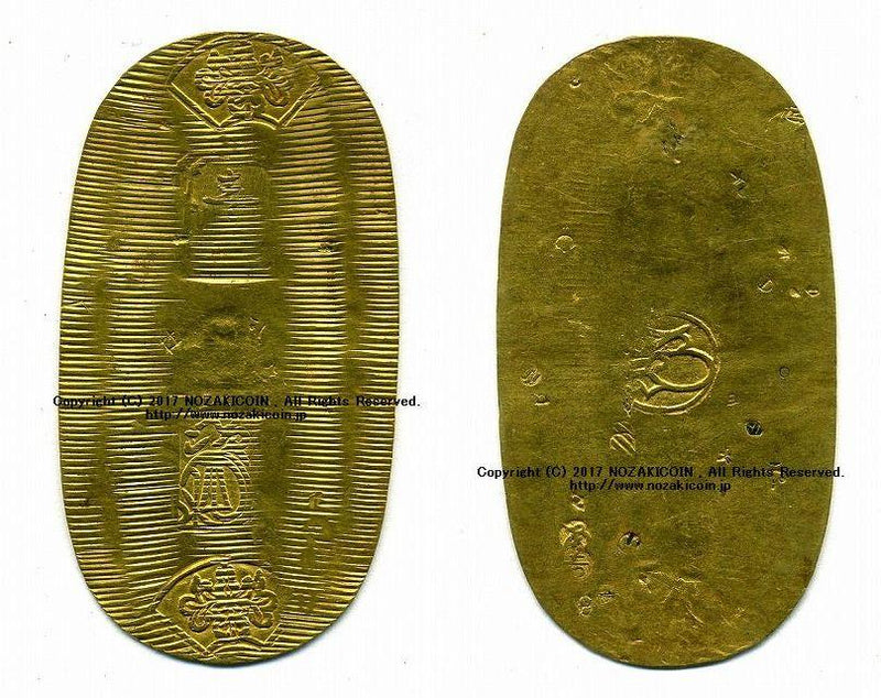 慶長小判金 細目 背刻印 あ吉 鑑定書付 618 – 野崎コイン