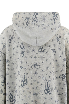 SAINT Mxxxxxx × Dr.Woo SS25 DW_HOODIE/Dr.Woo / GRY - NUBIAN