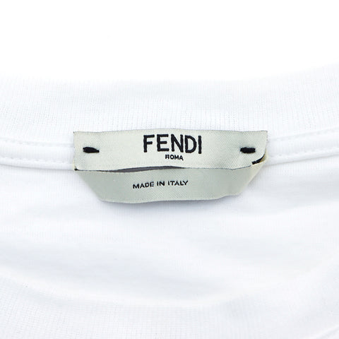 フェンディ FENDI ズッカ ロゴ クロップド 半袖Tシャツ コットン