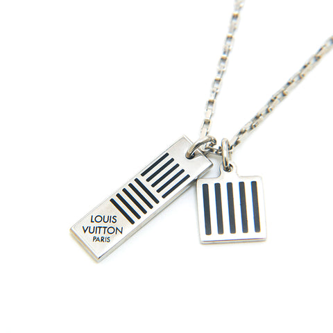 ルイ・ヴィトン LOUIS VUITTON コリエ ダミエカラーズ ネックレス