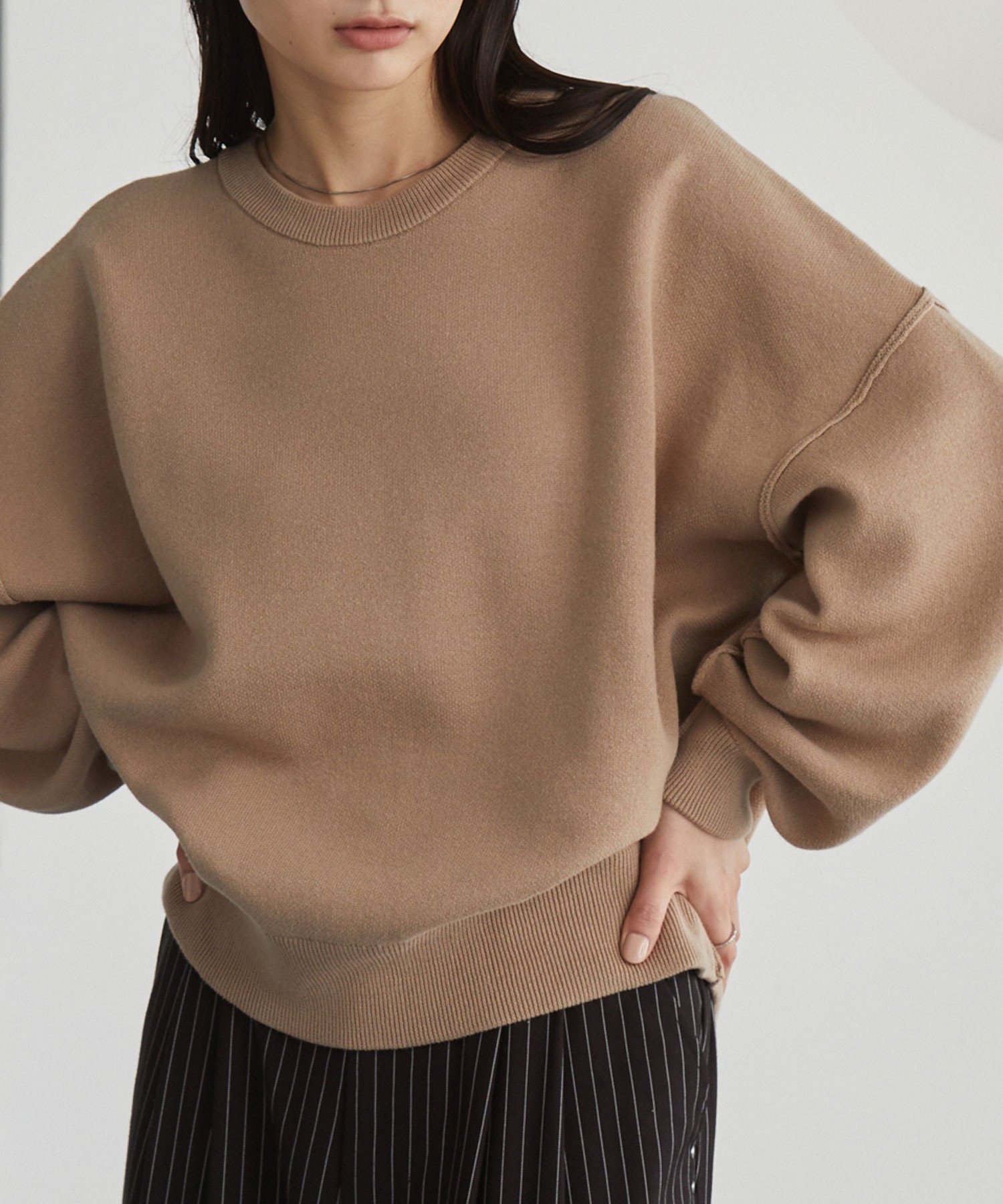 希少✨ machatt マチャット ロゴ ニット ウール混 グレー 韓国製 希少✨ machatt マチャット ロゴ ニット ウール混 グレー 韓国製