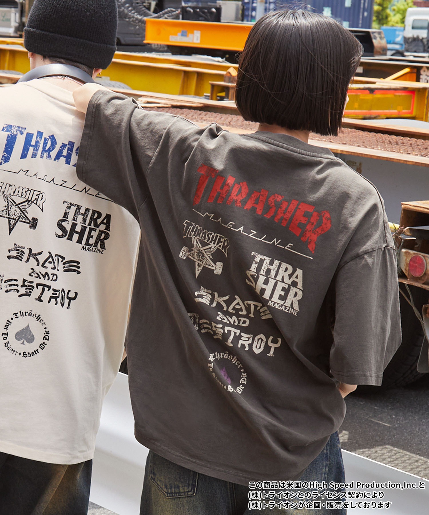THRASHER/スラッシャー 別注 ヴィンテージライクグラフィックプリント