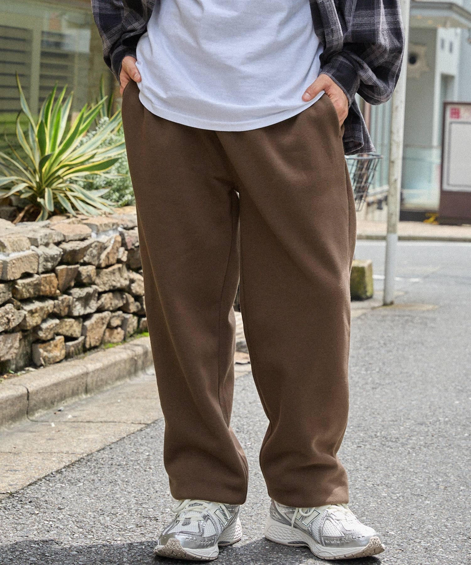 ルーズシルエットカラースウェットパンツ MONO-MART│MONO-MART