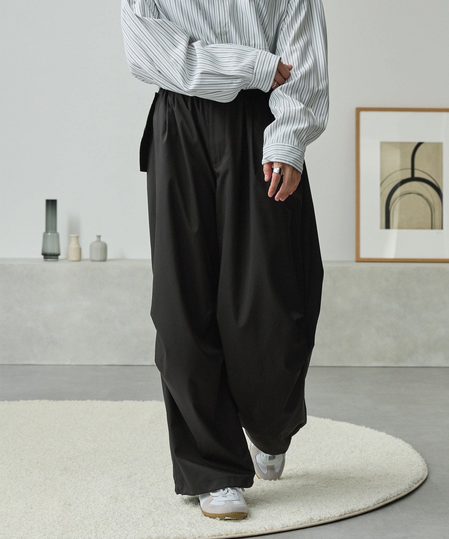 ワイドトラックタックパラシュートパンツ【セットアップ可能】 MONO