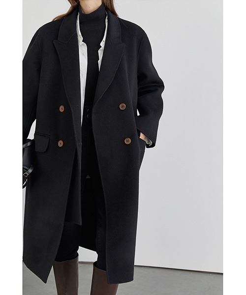 Fano Studios】Double layered river tailoring chester coat FD20W254