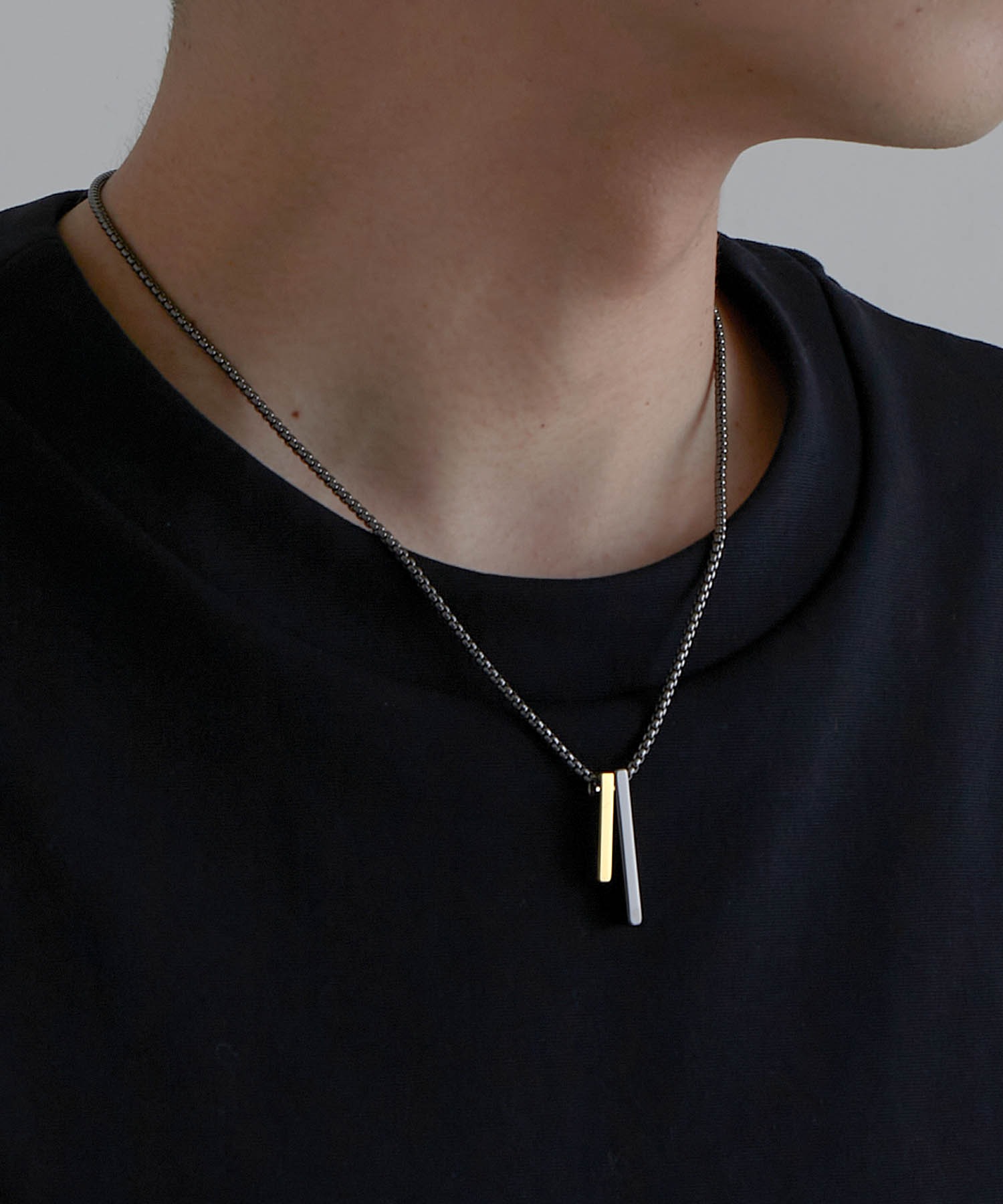 チャームネックレス/ロングチェーンネックレス 真鍮 /MONO-MART Select