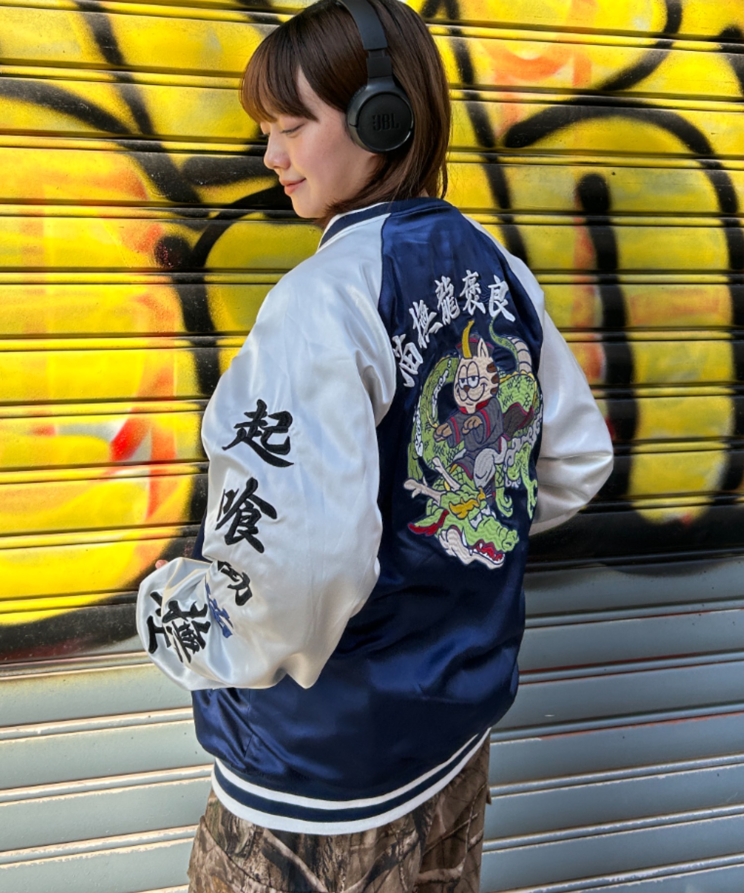 A'GEM/9 × .kom 『A'gem/エージェム』 リバーシブルスカジャン1 A'gem