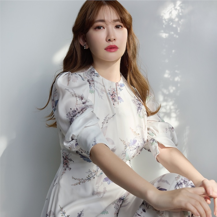 Pleated Open Shirt Dress（ワンピース）｜Her lip to（ハーリップ