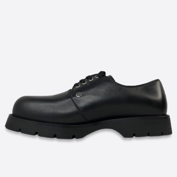 Jil Sander Derby Shoes ジルサンダー ダービーシューズ Jil Sander chunky-sole Leather Derby Shoes | Black | FARFETCH