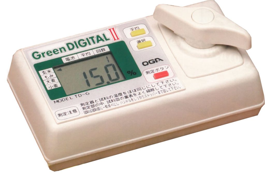 デジタル米麦水分測定器 グリーンデジタルII TD-G – 株式会社オガ電子