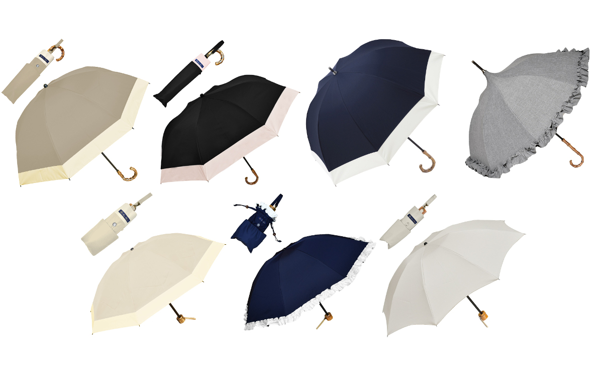 100％遮光日傘「芦屋ロサブラン」が新作をローンチ、白石麻衣を