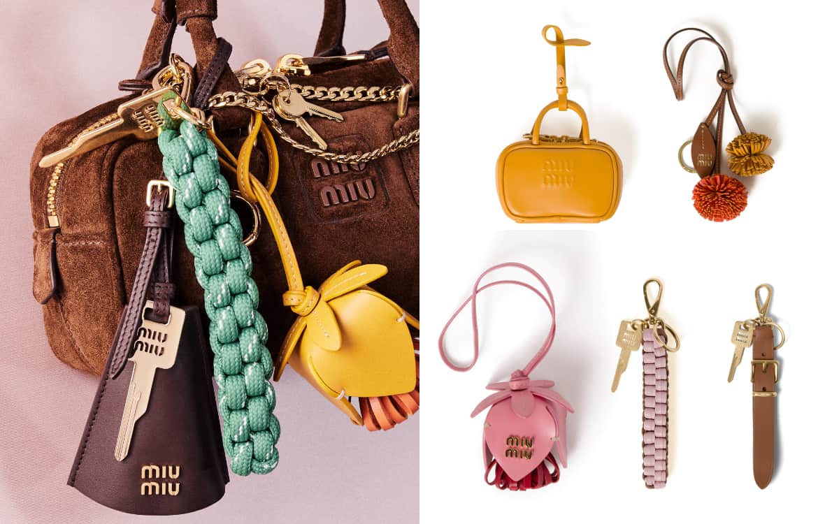 バッグに沢山付けたい！ ミュウミュウの新作チャームで自分らしい