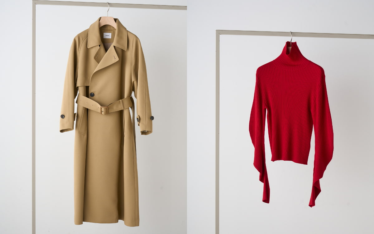 ミースロエの即完売トレンチ復刻版や限定ニットが登場！阪急うめだ本店