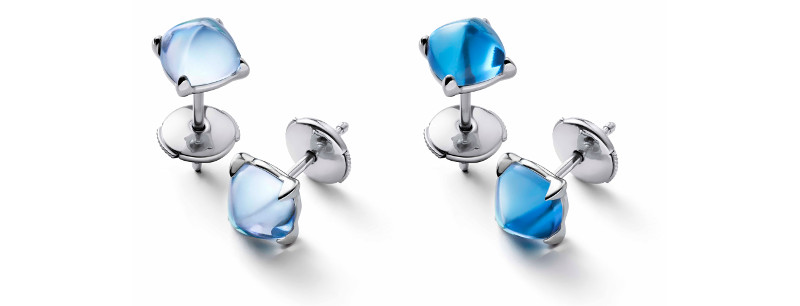 小さなピラミッド型クリスタルが上品にきらめく♡ バカラの夏映え