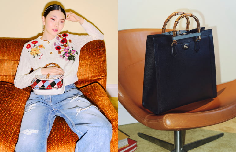 ハートのバッグや鳩が舞うスニーカーが可愛い！【グッチ】の「ラブ