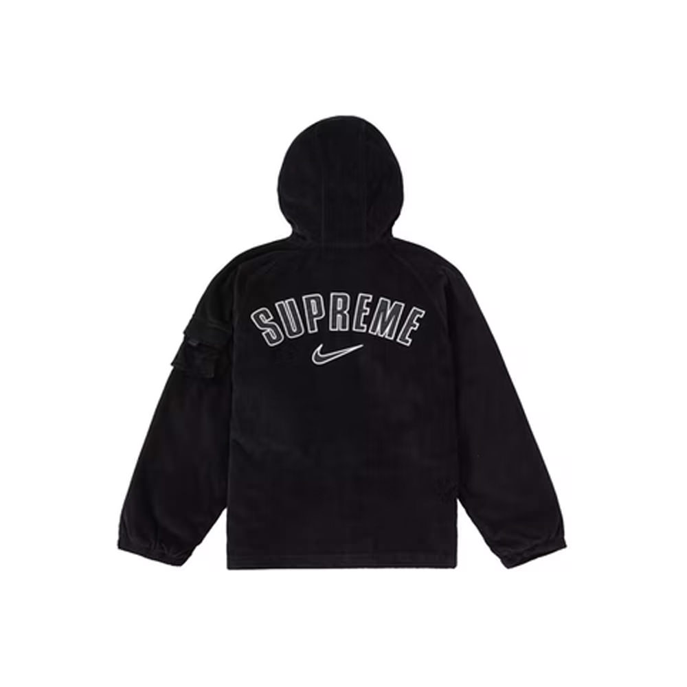 Supreme Nike Arc Corduroy Hooded Jacket BlackSupreme Nike Arc
