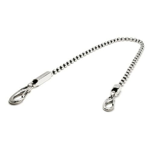 J-WC009)AB型ボールウォレットチェーンNEWTYPE（血液型）-シルバー925