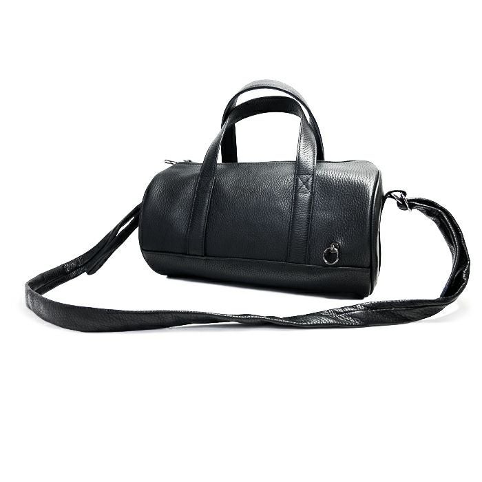 J-BG007)ENDUREレザースタッズ2WayドラムバッグショルダーバッグS