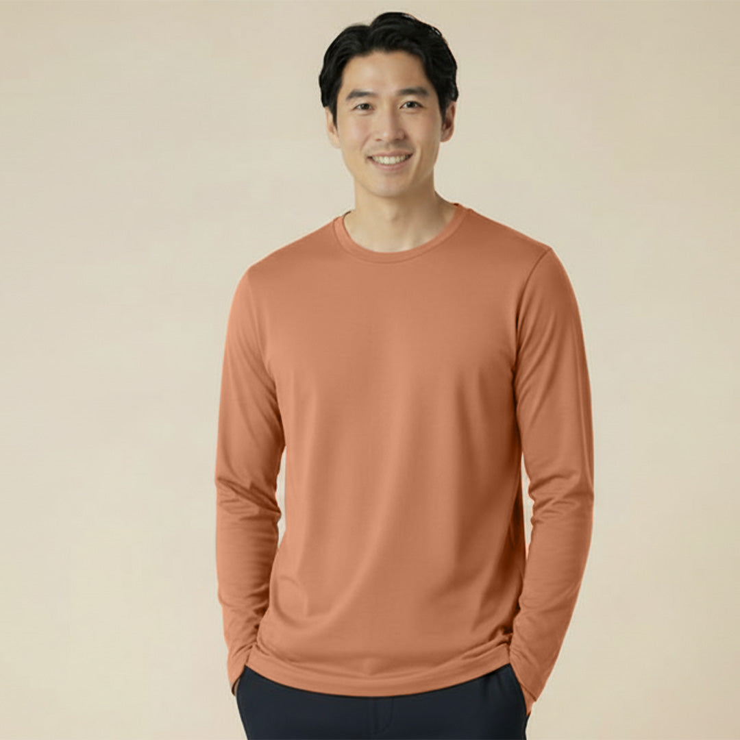 Mercerized Supima Cotton Full Sleeve T Shirt | Offnorth – Offnorth