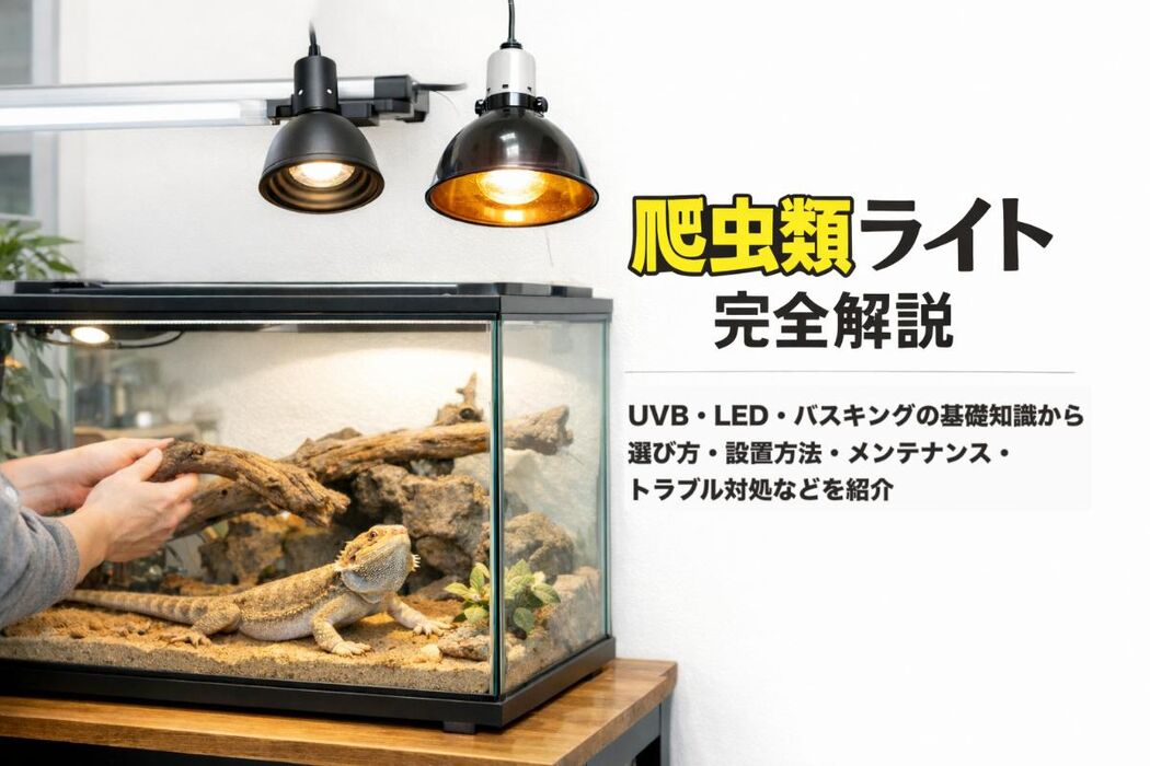 爬虫類ライト完全解説｜UVB・LED・バスキングの基礎知識から選び方