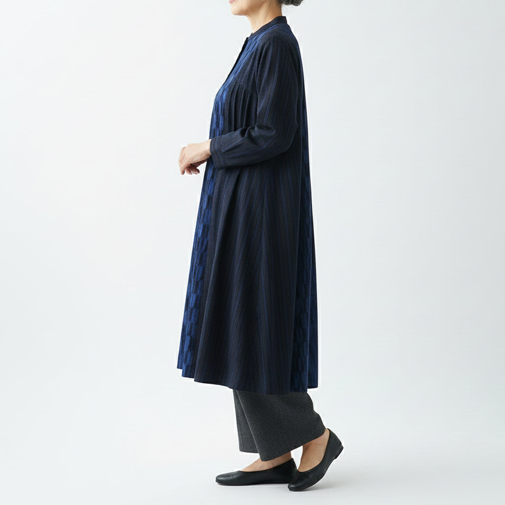 儀右ヱ門 久留米絣 チュニックブラウス タ512-2 日本製【as】 – 久留米