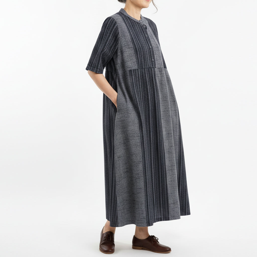 儀右ヱ門 ギエモン ぎえもん 久留米絣 ワンピース タ215 日本製