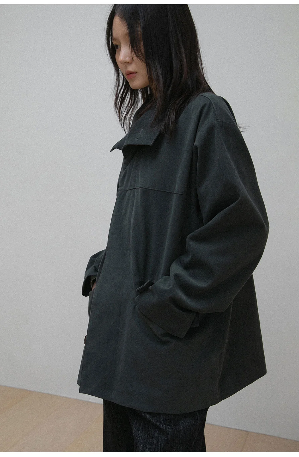 brushed 2way jacket | OHOTORO
