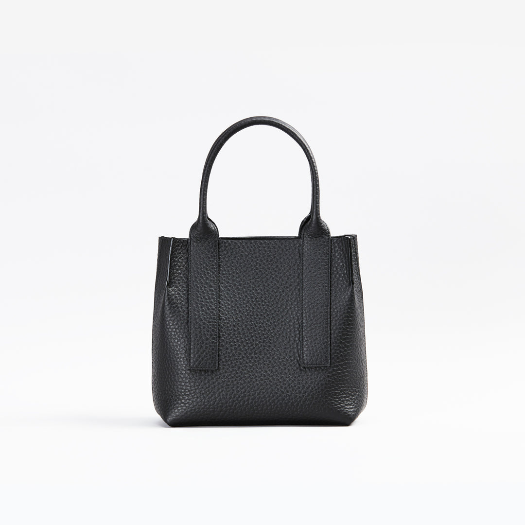 大峽製鞄－一枚仕立て手提げトートXS『トワリ22』【1383-QTW】（ネイビー）