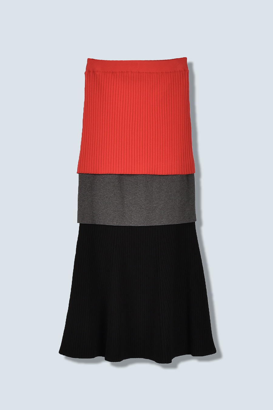 OMMO ONLINE STORE / LAYERED KNIT SK