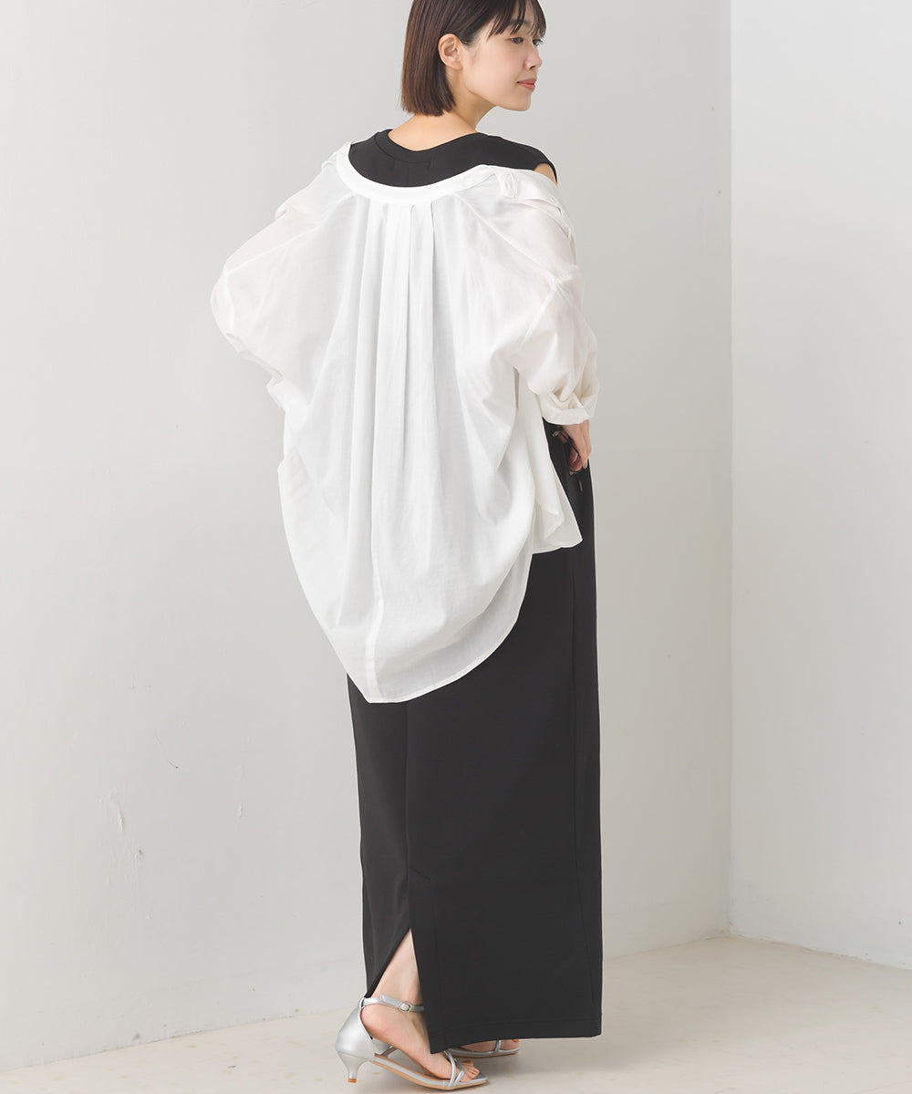 OMNES】ソフトダンボールウエストドローコードワンピース【7123-9091】