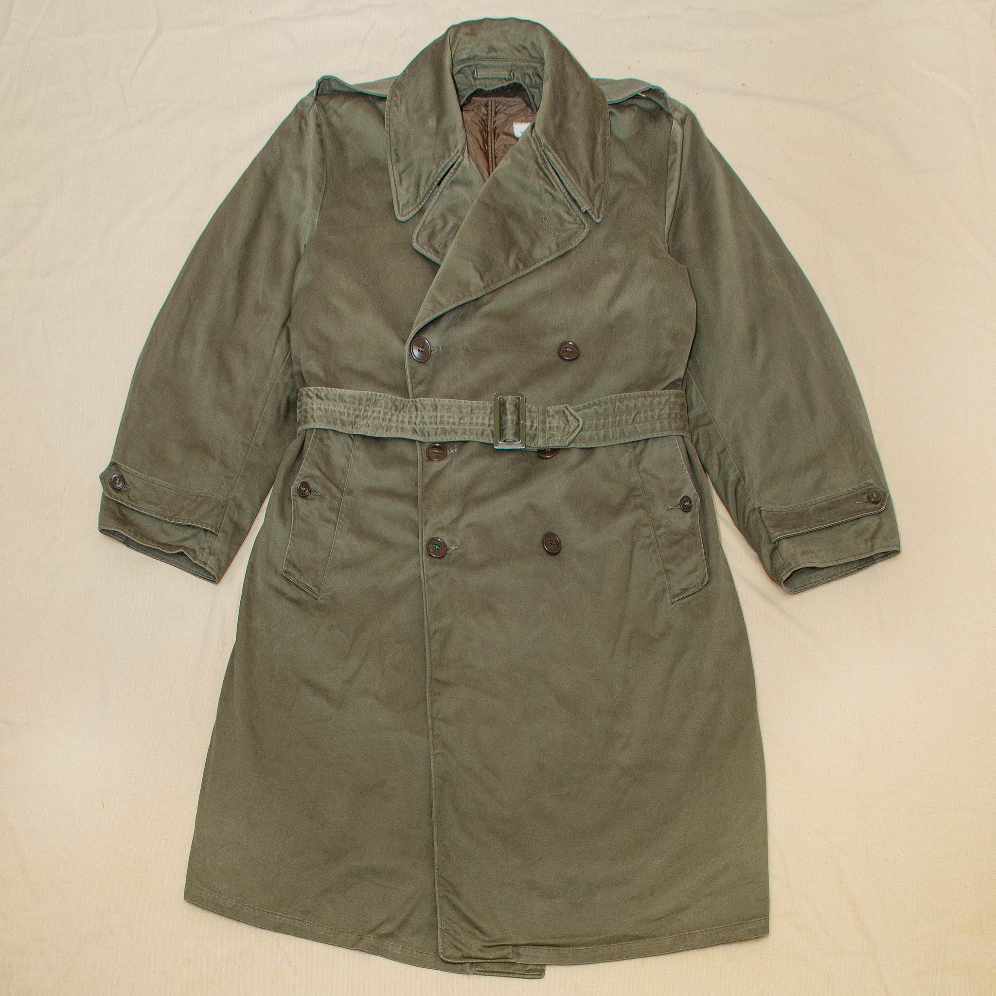 40s Vintage US Army Officer's Overcoat & Liner - Large – Omega