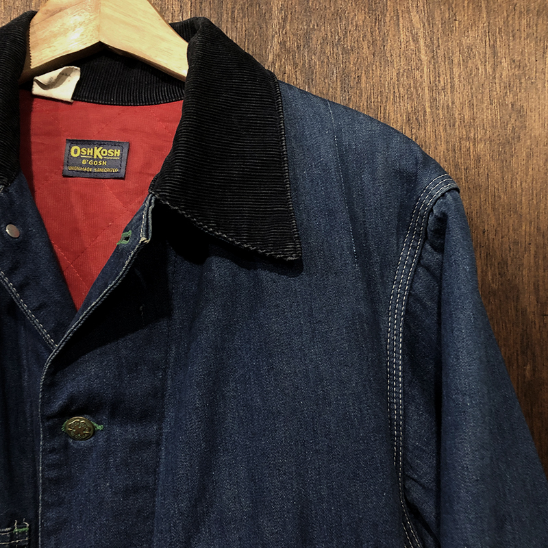 Osh Kosh B'Gosh Union Made Sanforrized Indigo Denim Coverall Quilt