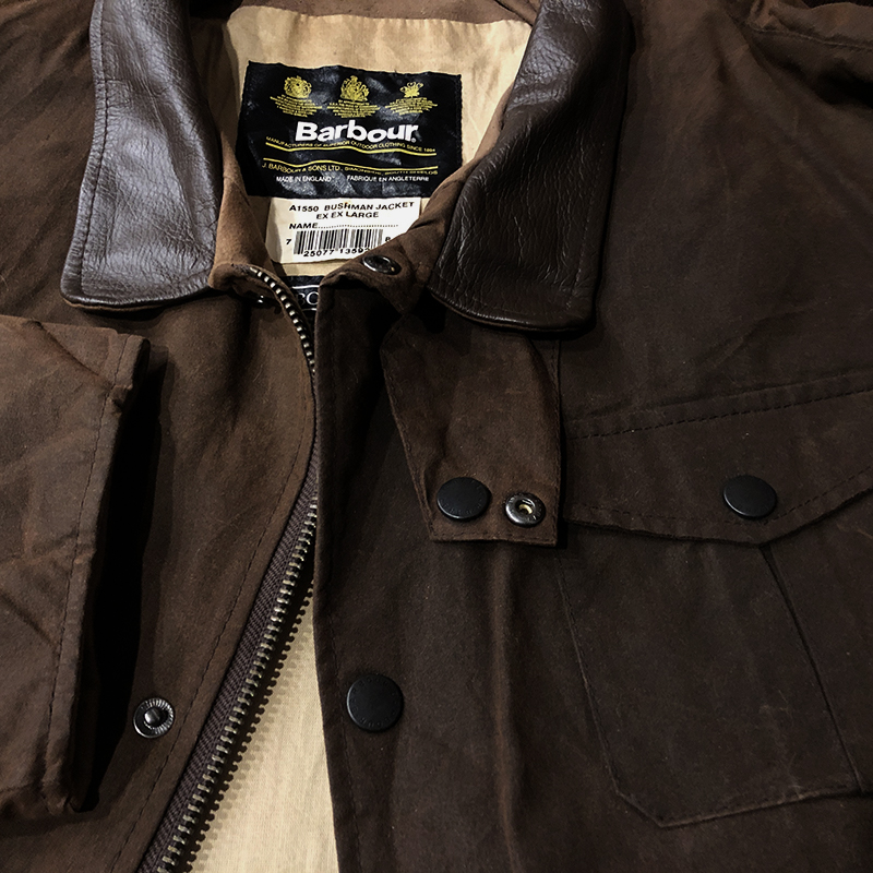 Barbour Bushman Jacket Dark Brown Original 3warrant | OLDS