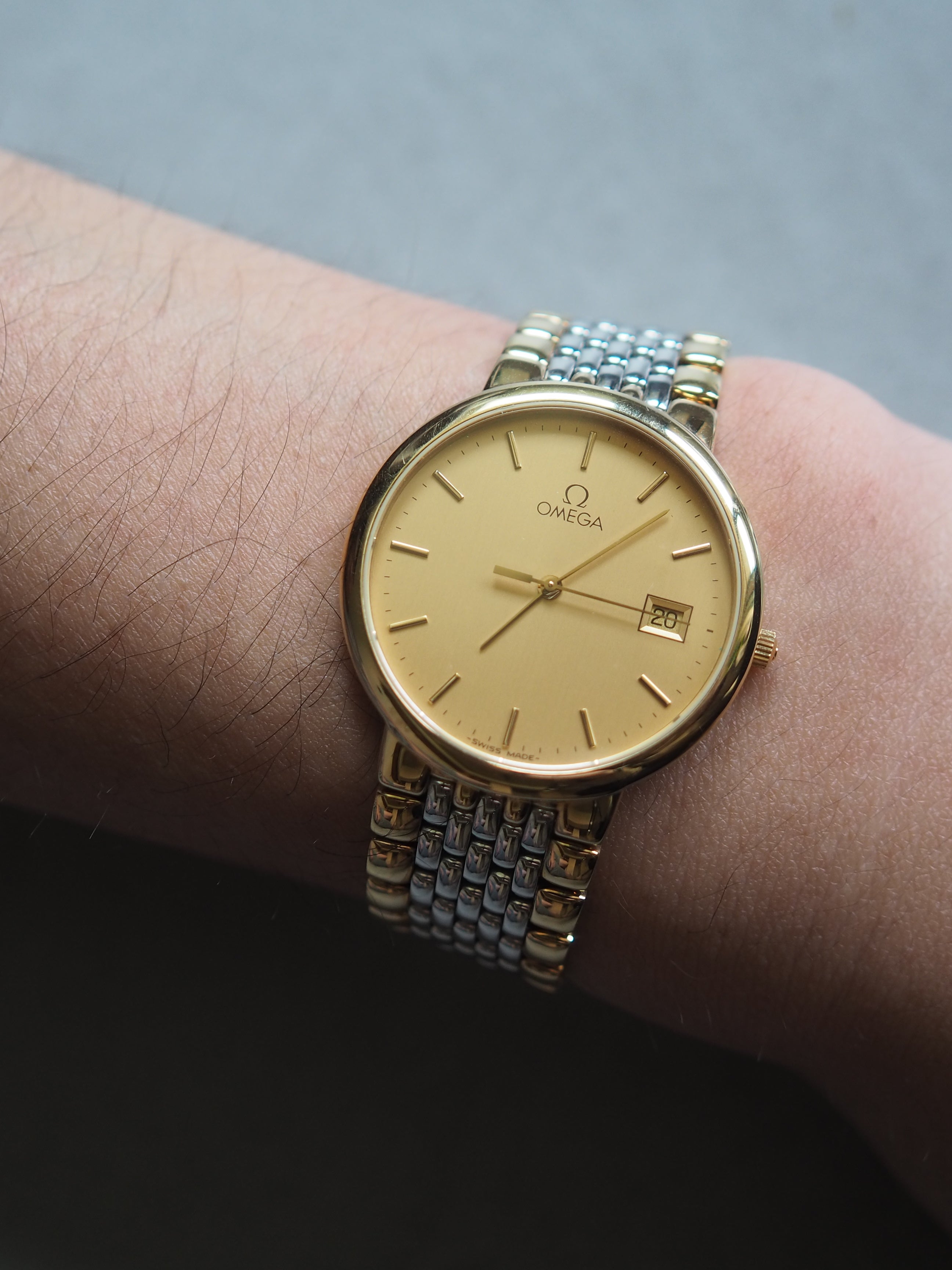 OMEGA オメガ DE VILLE デビル ラウンド ウォッチ 腕時計シルバー